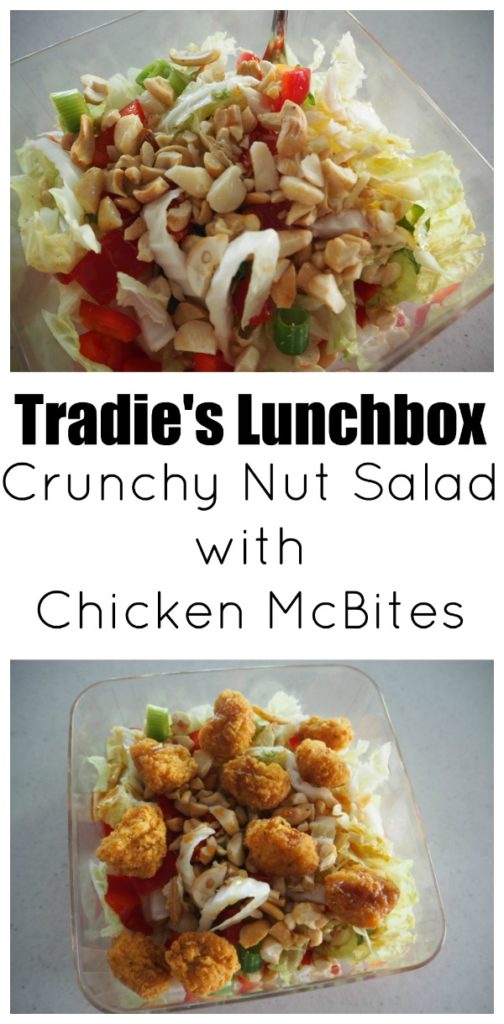 crunchy nut salad with chicken mcbites the plumbette