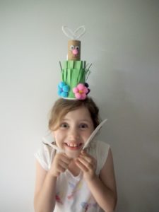 Bunny on a Hill Easter Hat - The Plumbette