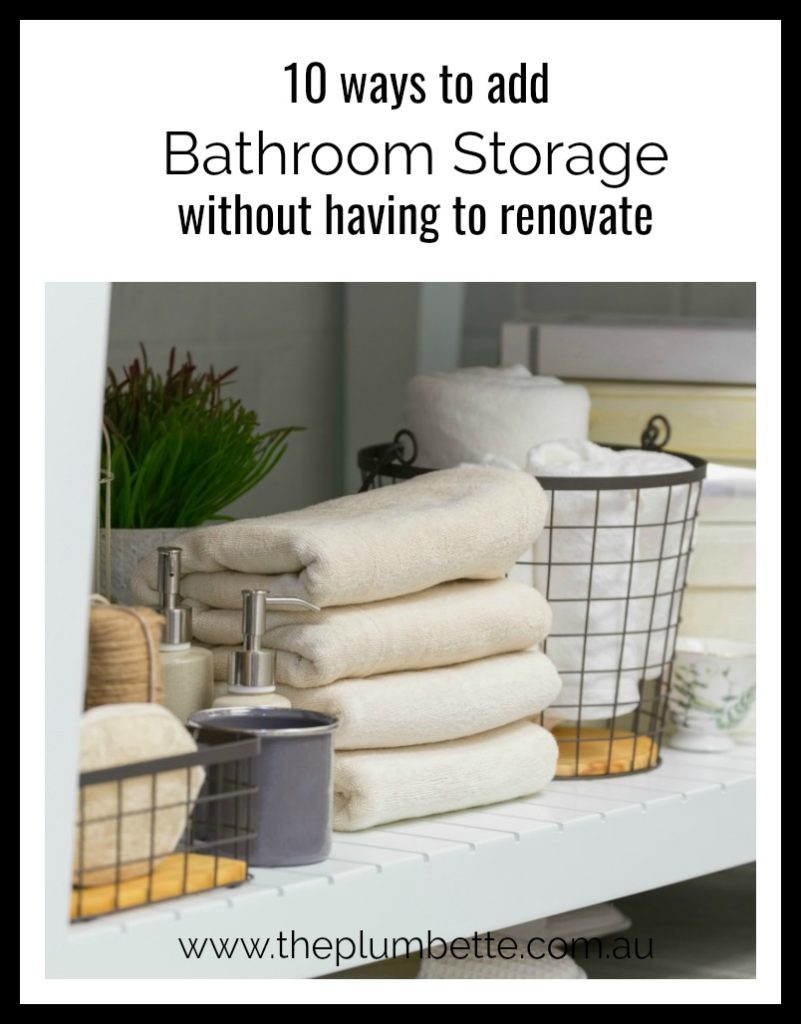 10 ways to add bathroom storage without having to renovate