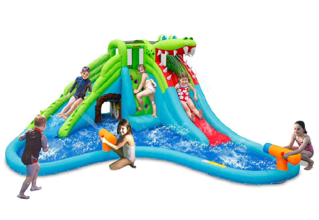 Inflatable Water Slide Backyard - The Plumbette